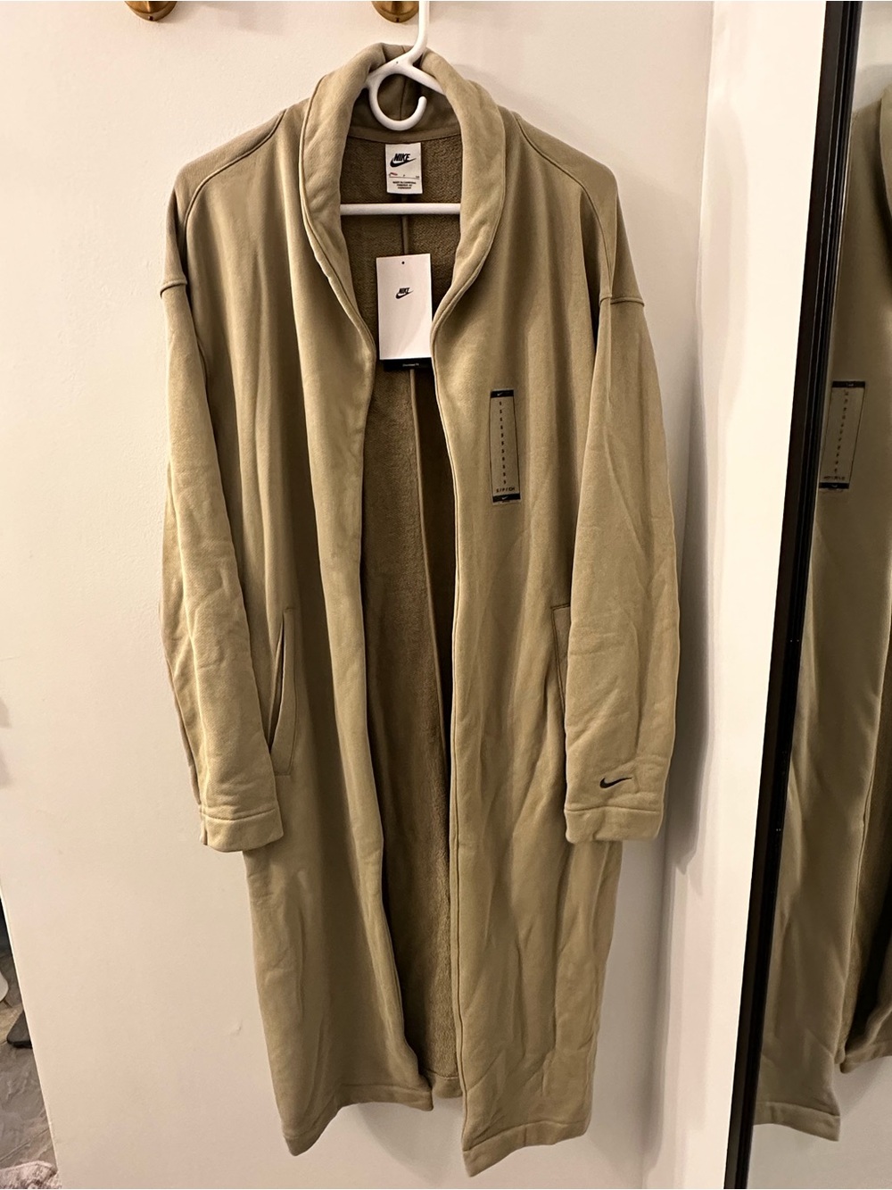 NWT NIKE Sportswear Modern Fleece Oversized Duster women’s size small